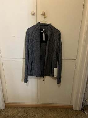 Lululemon Define Jacket Luon Heathered Black Size 12